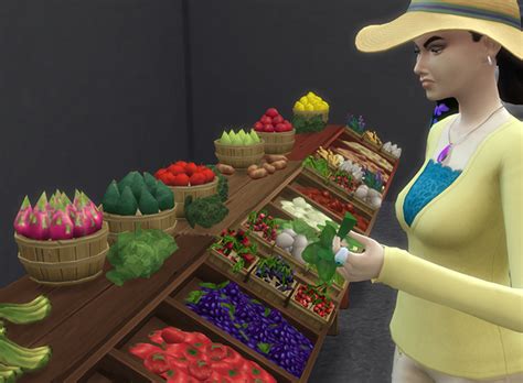 But, has anyone thought about adding "work days" to Ani's Produce stand I'm using Zerbu's careers and having my sims work at a market with several stands. . Sims 4 produce stand mod
